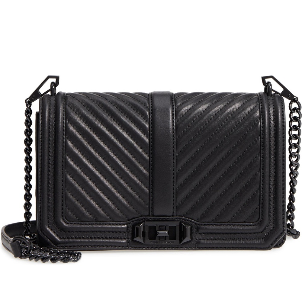 Rebecca Minkoff Chevron Quilted Love Crossbody bag
